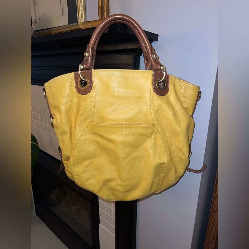 Fenn Wright Manson - Large Yellow Buttery Leather Tote GUC